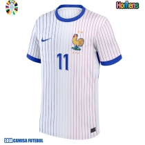 Camisa de Futebol França Ousmane Dembele #11 Equipamento Secundário Europeu 2024 Manga Curta
